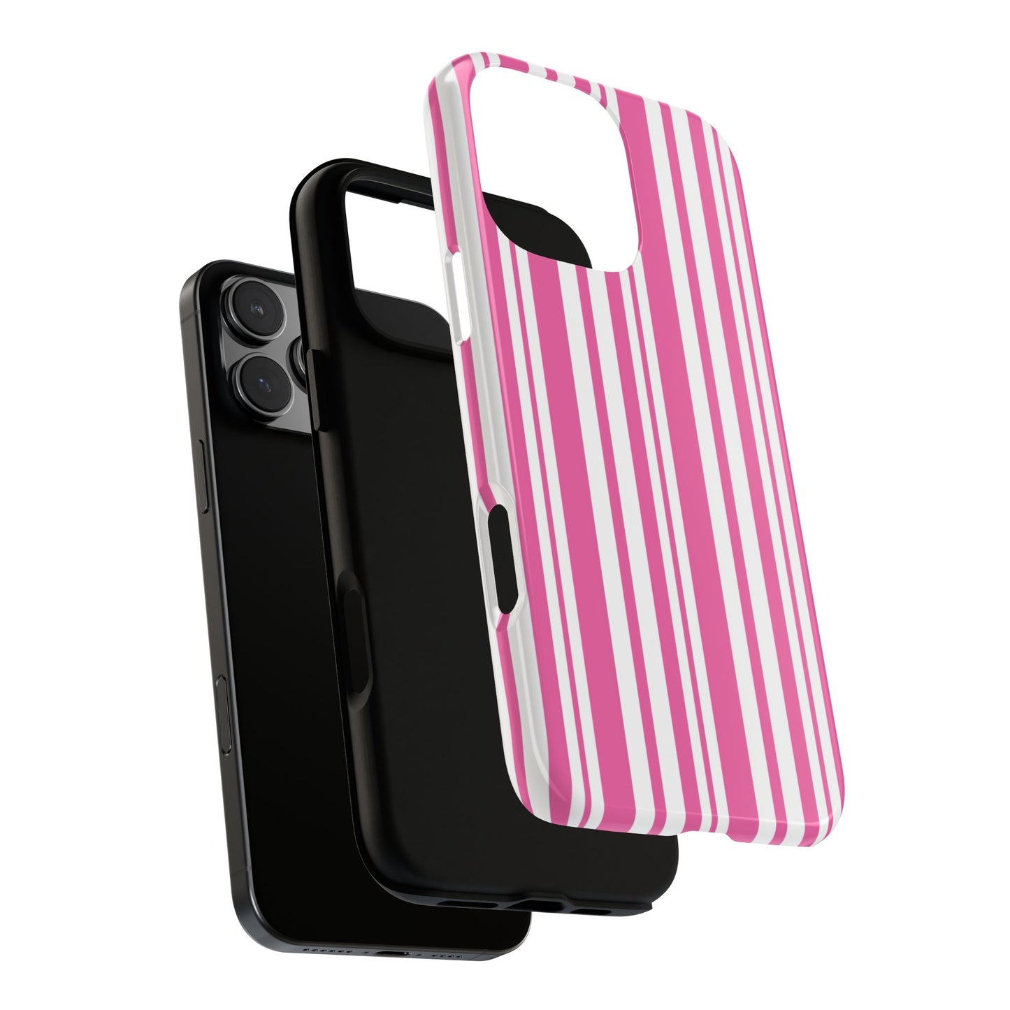 Striped Pink Tough Phone Case