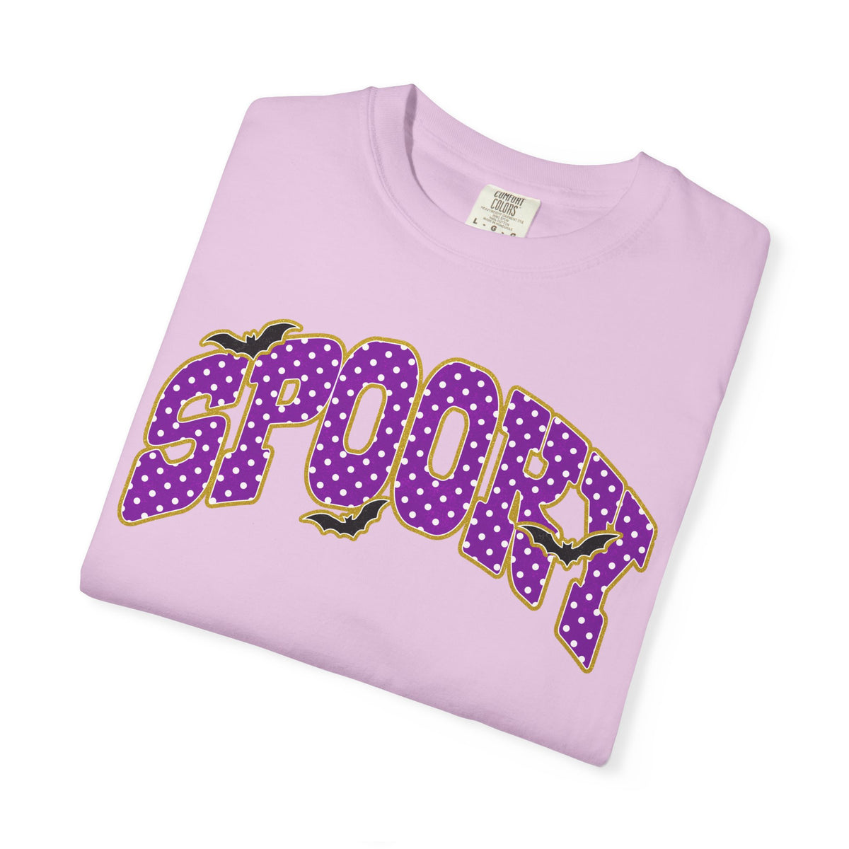 Spooky Purple Polka Dyed T-Shirt