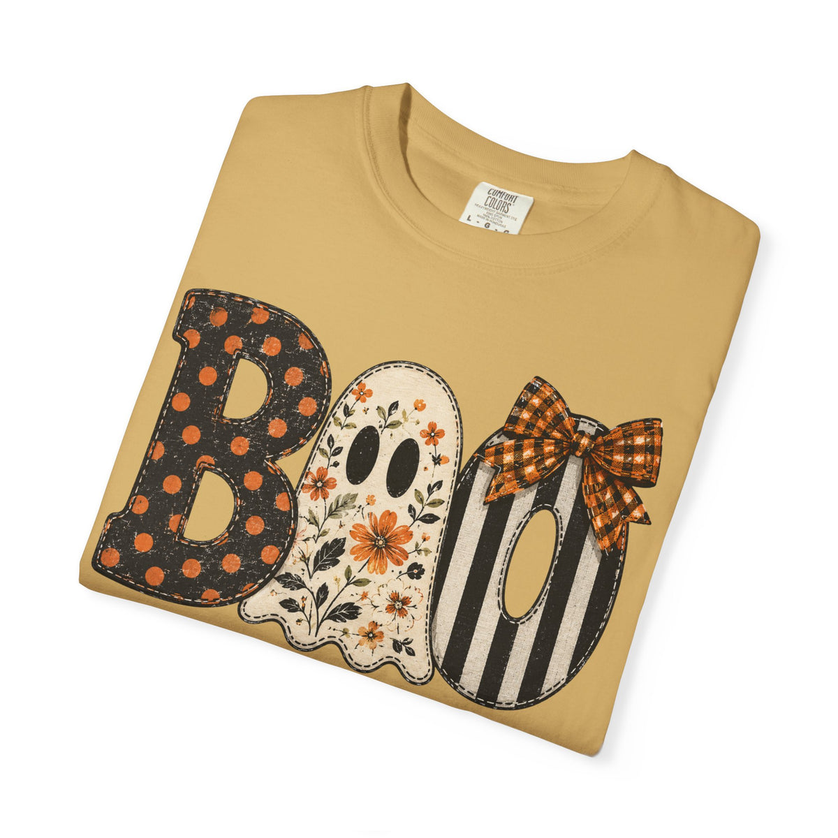 Boo Fall Ghost Dots Dyed T-Shirt