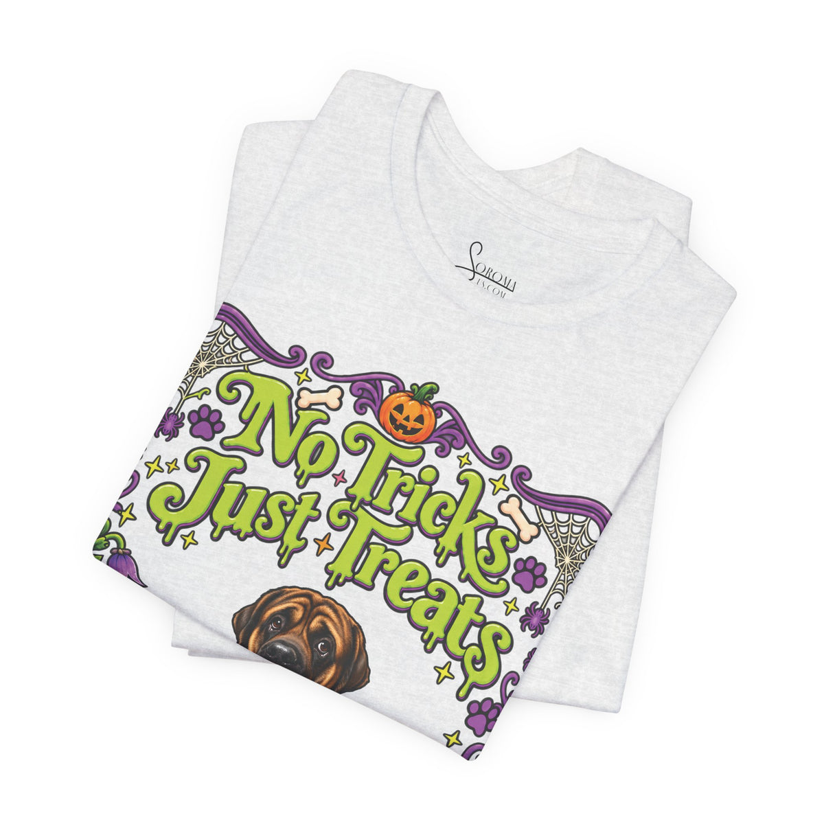 No Tricks just Treats Skeleton T-Shirt - Personalized