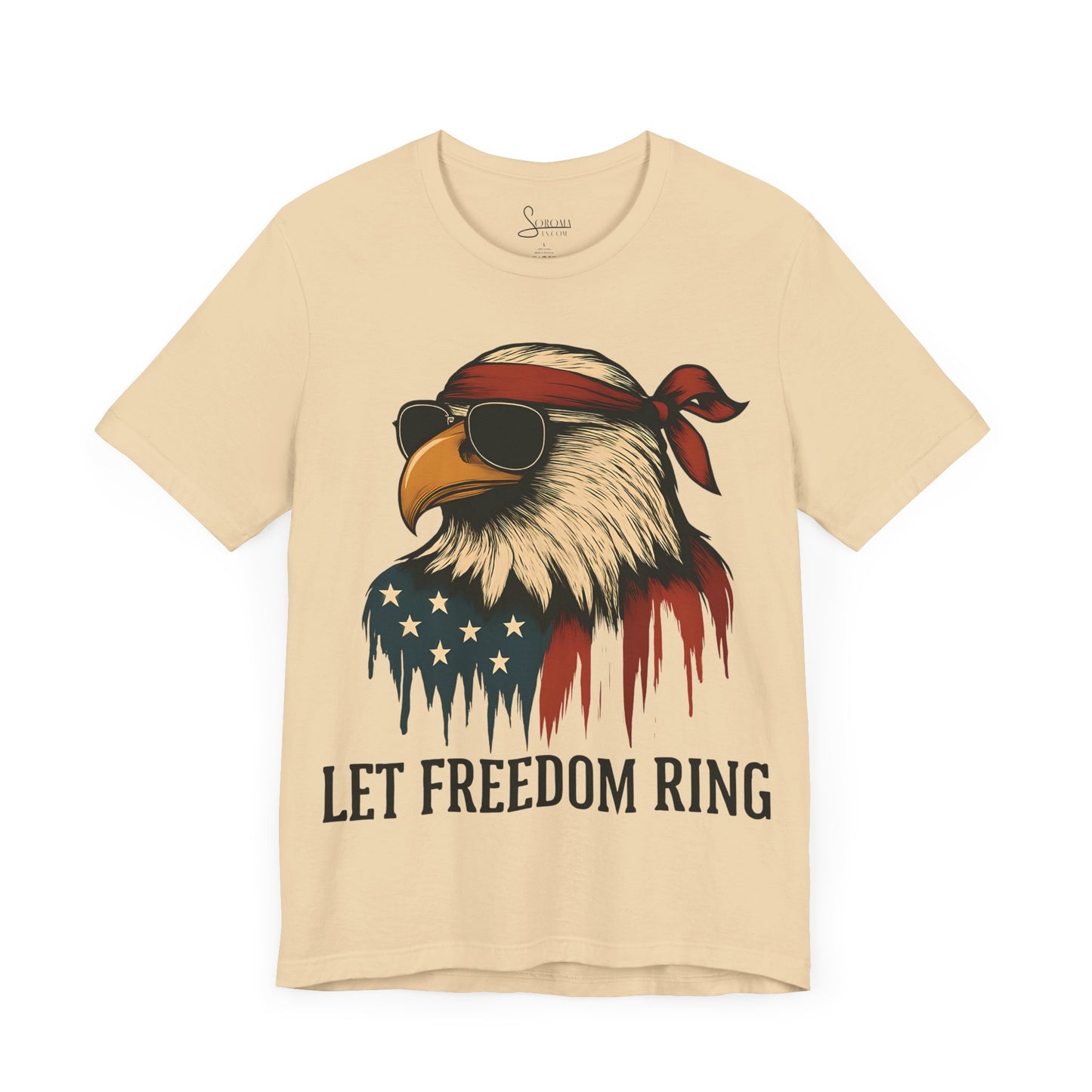Patriotic Eagle Let Freedom Ring T-Shirt