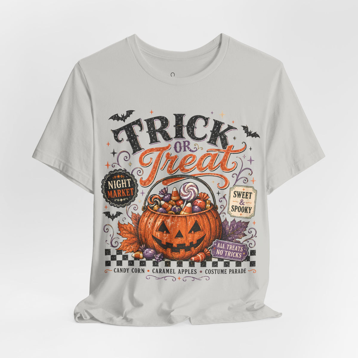 Trick or Treat Candy Corn Pumpkin T-Shirt