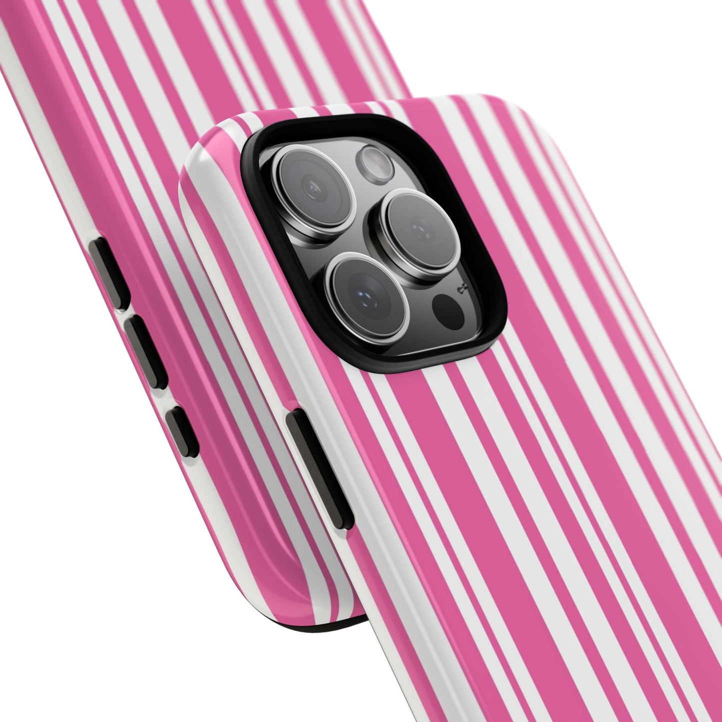 Striped Pink Tough Phone Case