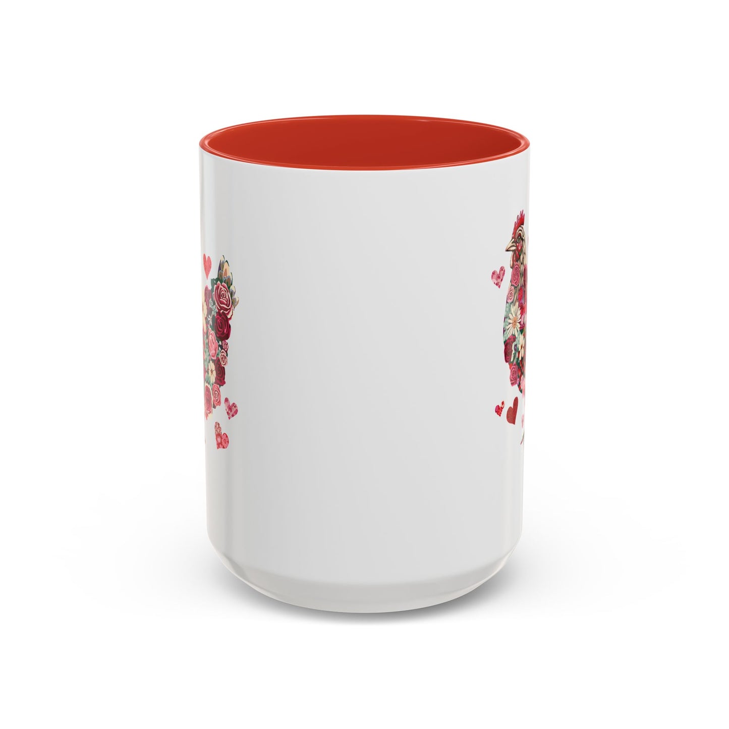 Chicken Love Flowers Mug