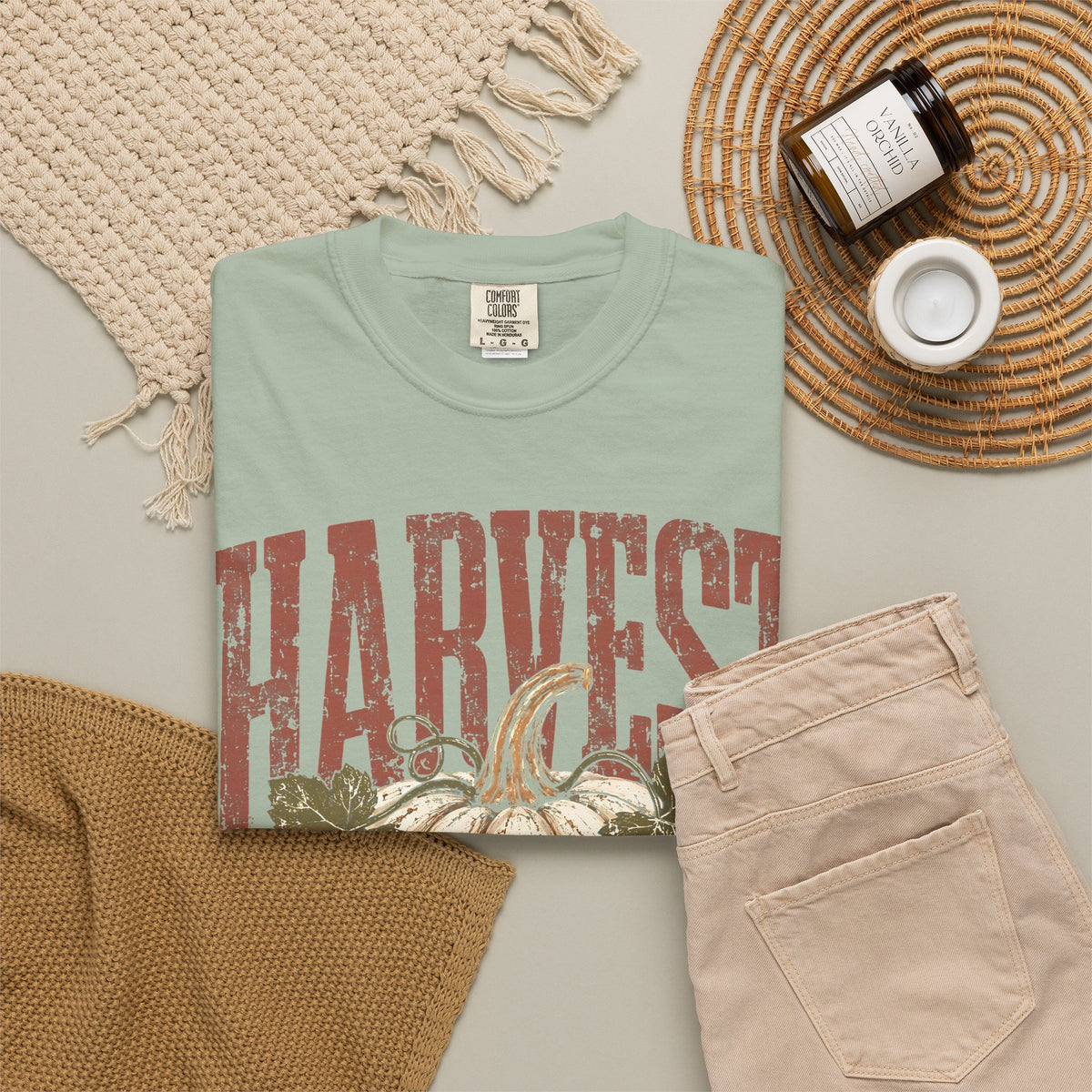 Harvest Pumpkin Dyed T-Shirt