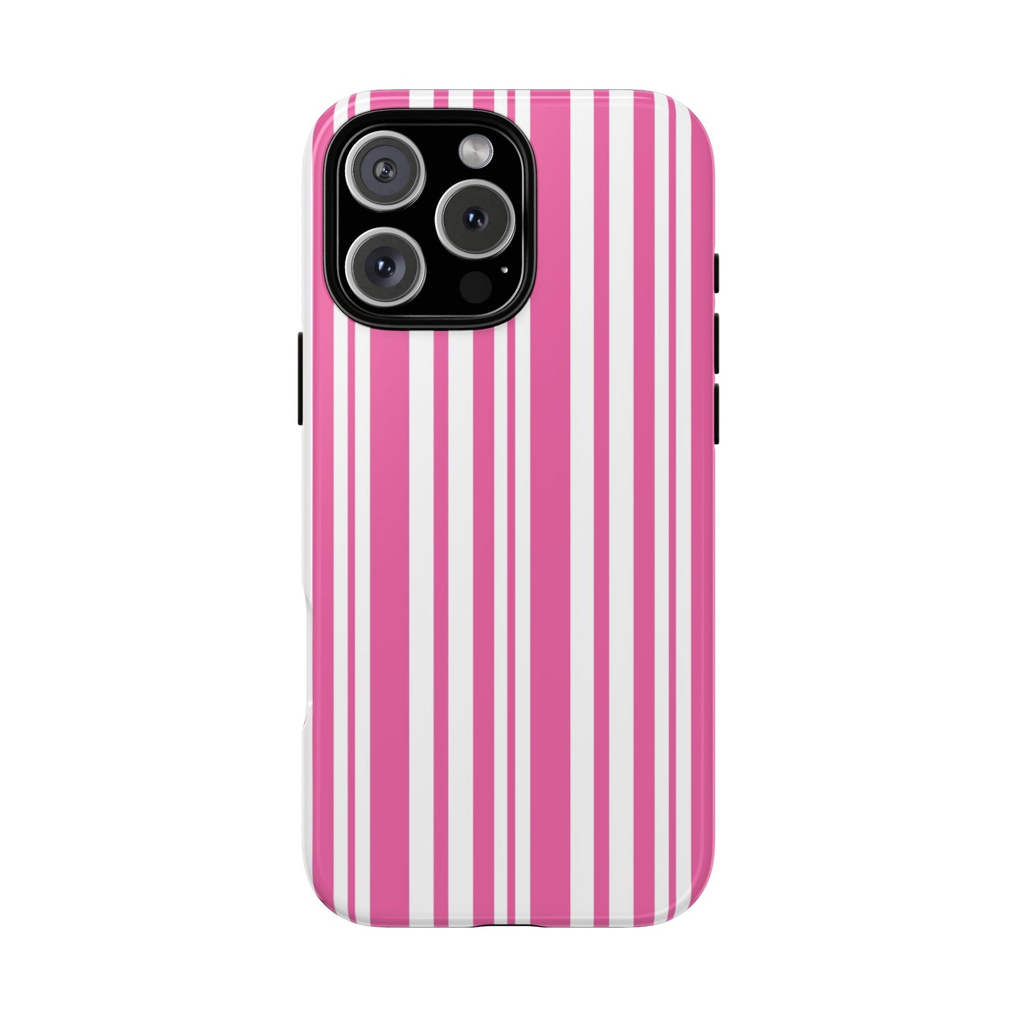 Striped Pink Tough Phone Case