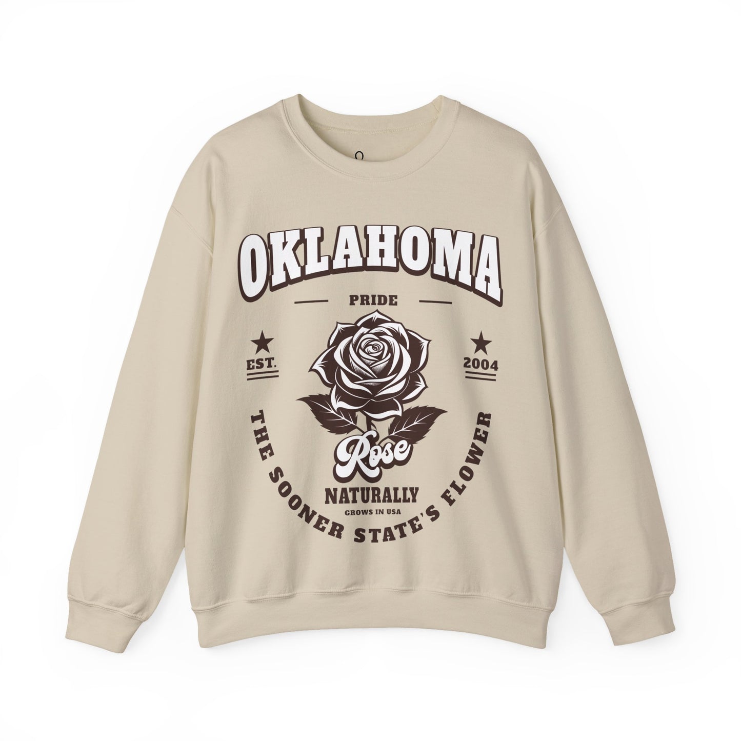 Oklahoma State Flower Rose Sweatshirt