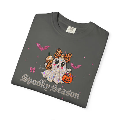 Spooky Season Ghost Girl Dyed T-Shirt