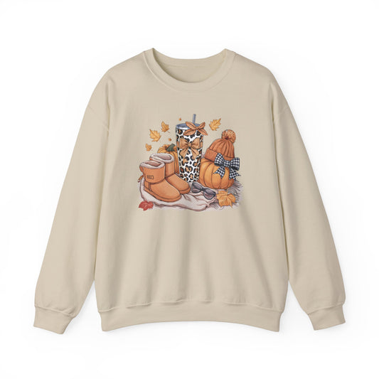 Boots Pumpkin Sweatshirt