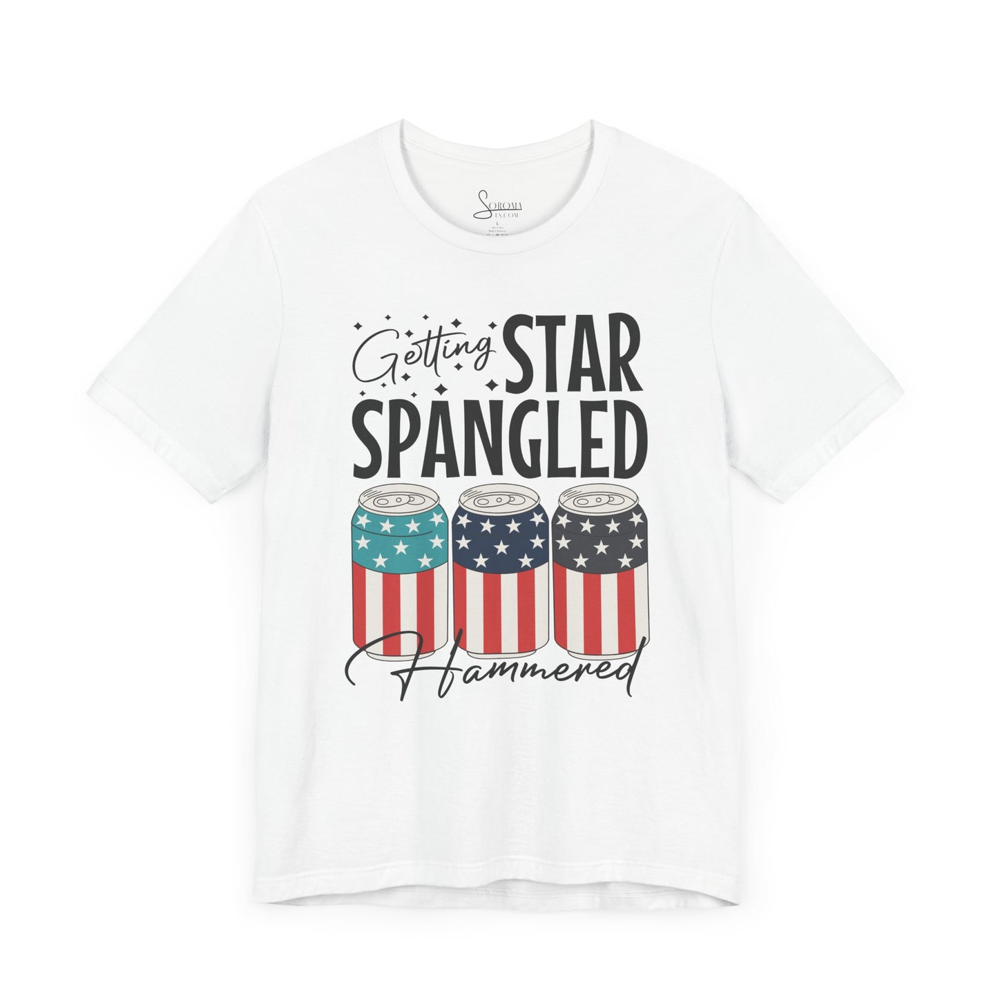 Patriotic Getting Star Spangled Hammered T-Shirt