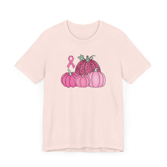 Pumpkin Breast Cancer Awareness  T-Shirt