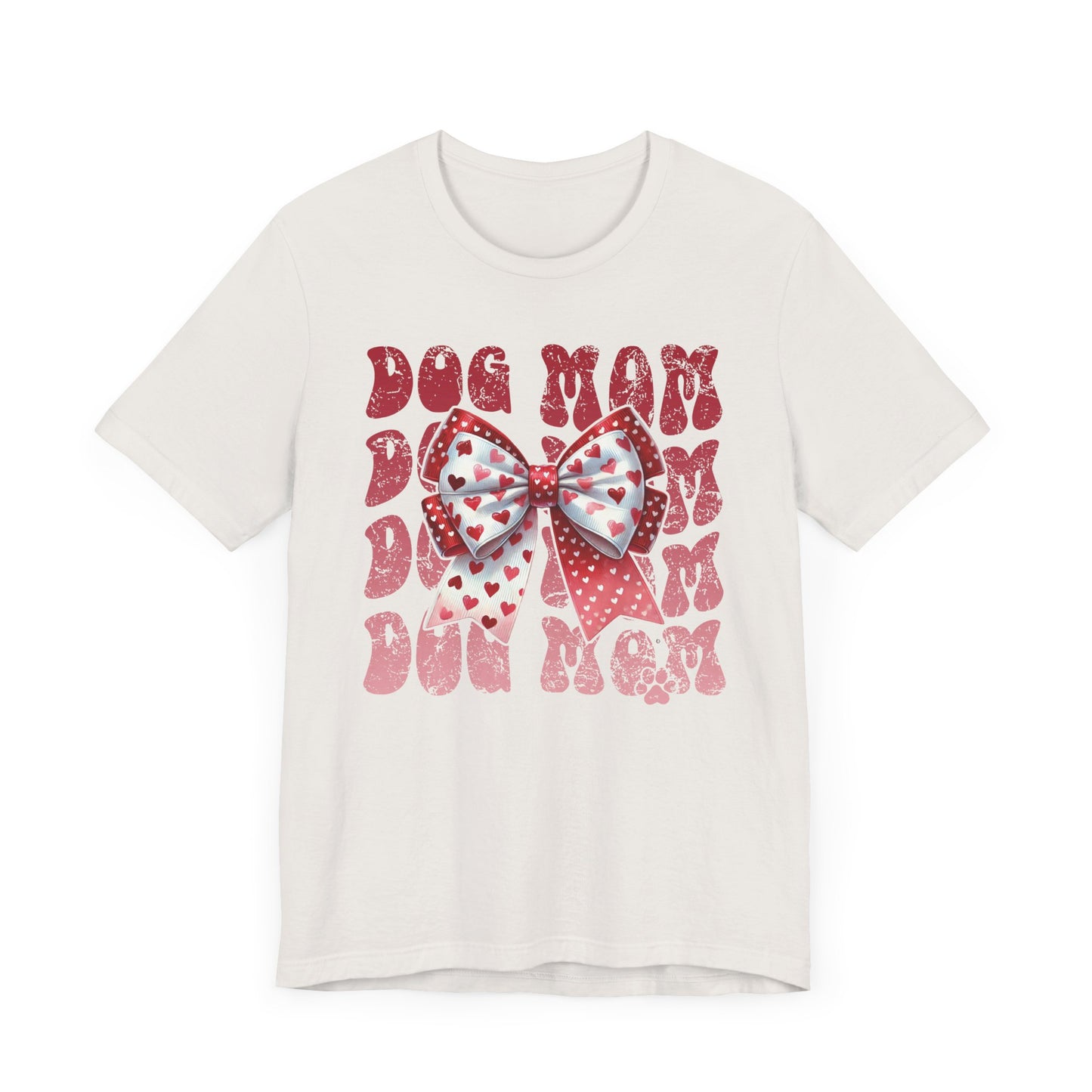 Dog Mom Bow Vintage T-Shirt