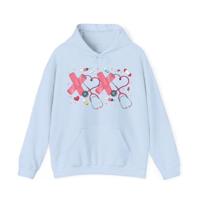 Nurse Bandages Heart Hoodie