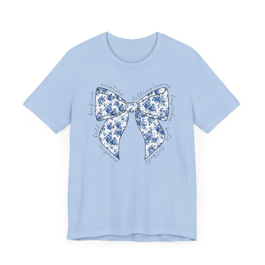 Blue Bow Notes T-Shirt