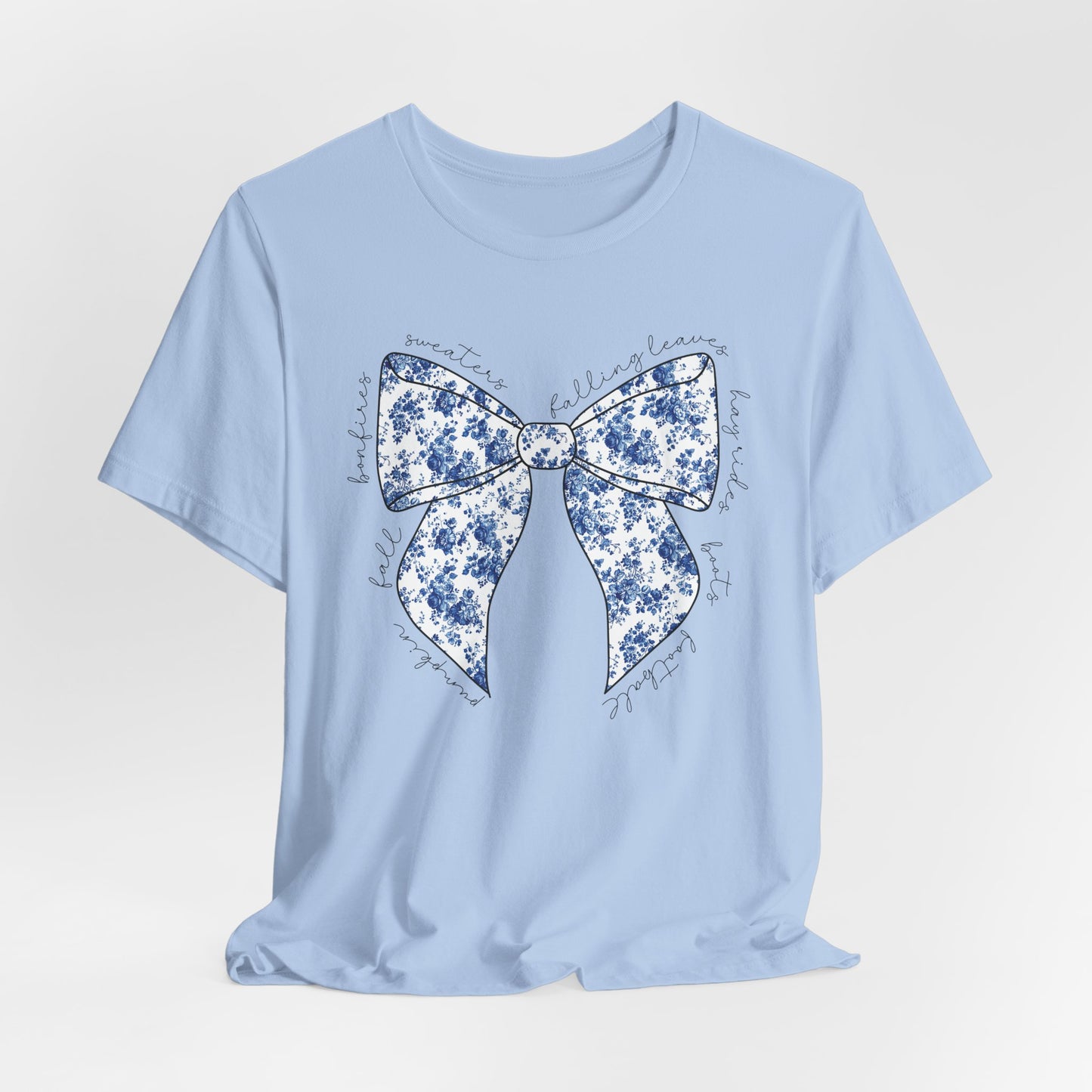 Blue Bow Notes T-Shirt