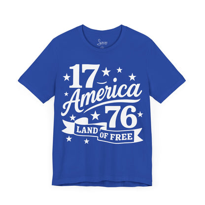 Patriotic 1776 America Land of Free T-Shirt