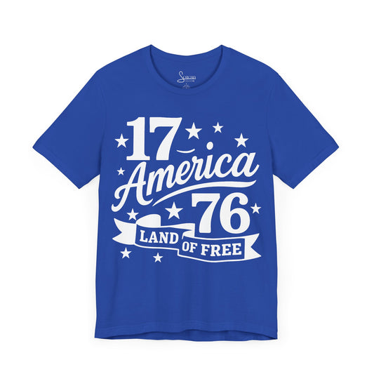Patriotic 1776 America Land of Free T-Shirt