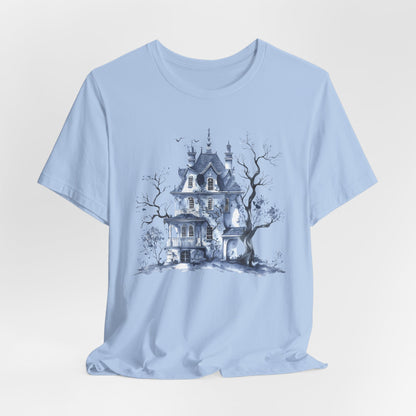 Blue Haunted House T-Shirt