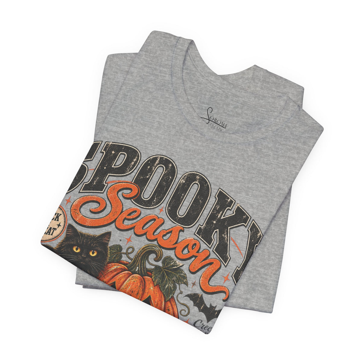 Spooky Season Cat Pumpkin T-Shirt
