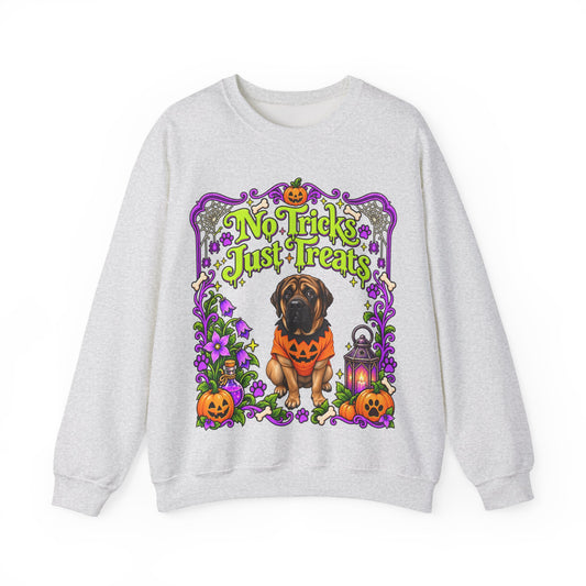 No Tricks just Treats Pumpkin Sweatshirt - Personalized