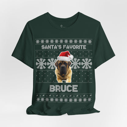 Santa's Favorite Pet T-Shirt - Personalized