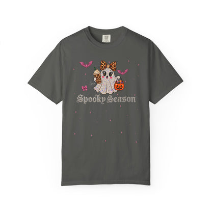 Spooky Season Ghost Girl Dyed T-Shirt
