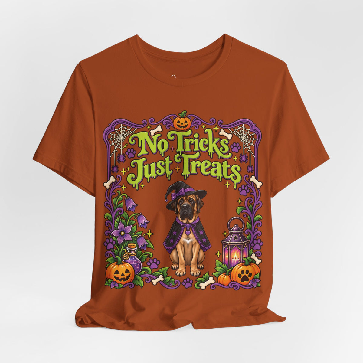 No Tricks just Treats Witch T-Shirt - Personalized