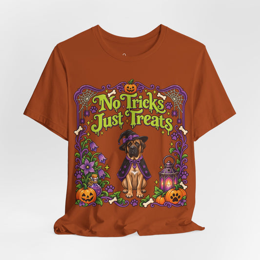 No Tricks just Treats Witch T-Shirt - Personalized