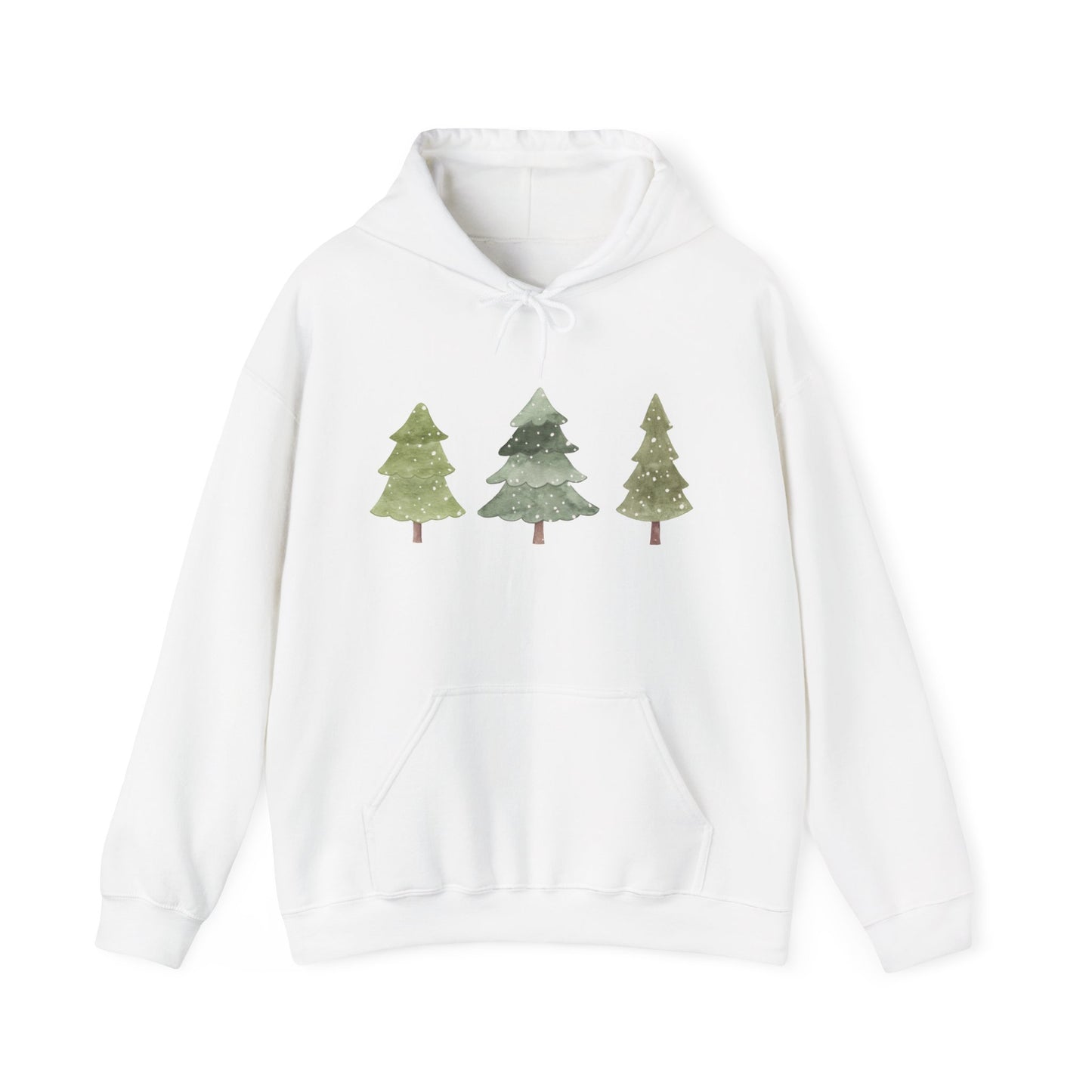 Christmas Snow Trees Hoodie