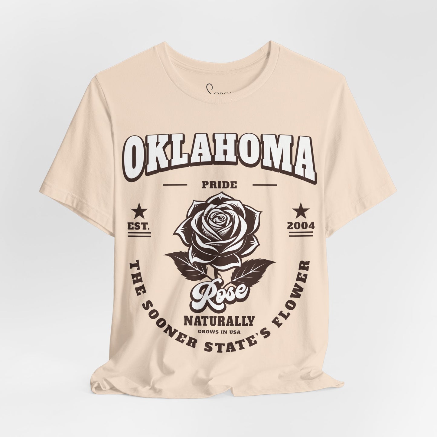 Oklahoma State Flower Rose T-Shirt