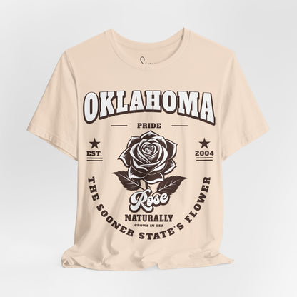 Oklahoma State Flower Rose T-Shirt