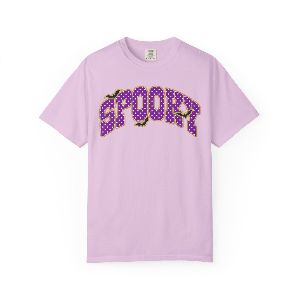 Spooky Purple Polka Dyed T-Shirt
