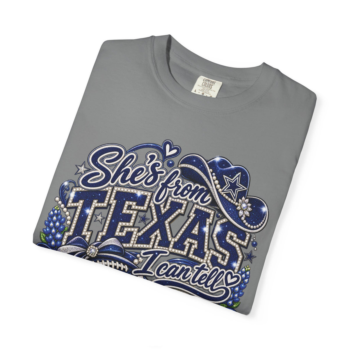 She is from Texas Football T-Shirt