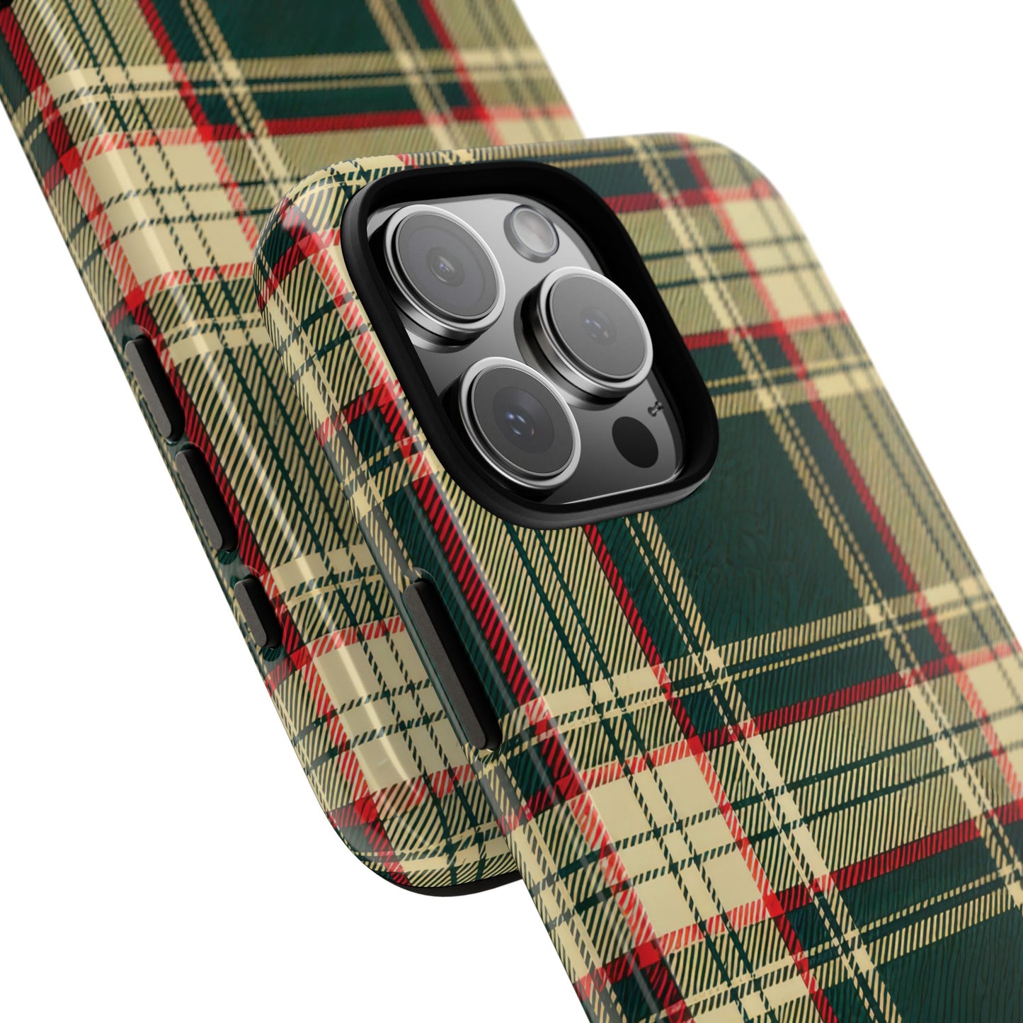 Plaid G Though Phone Case - Personalized