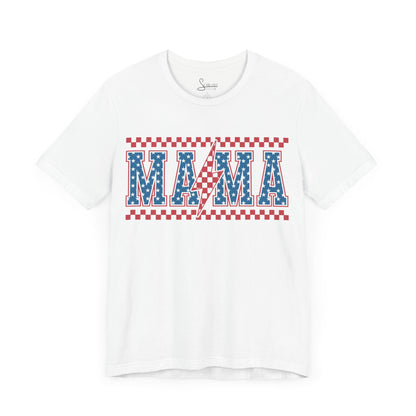Patriotic Mama Retro T-Shirt