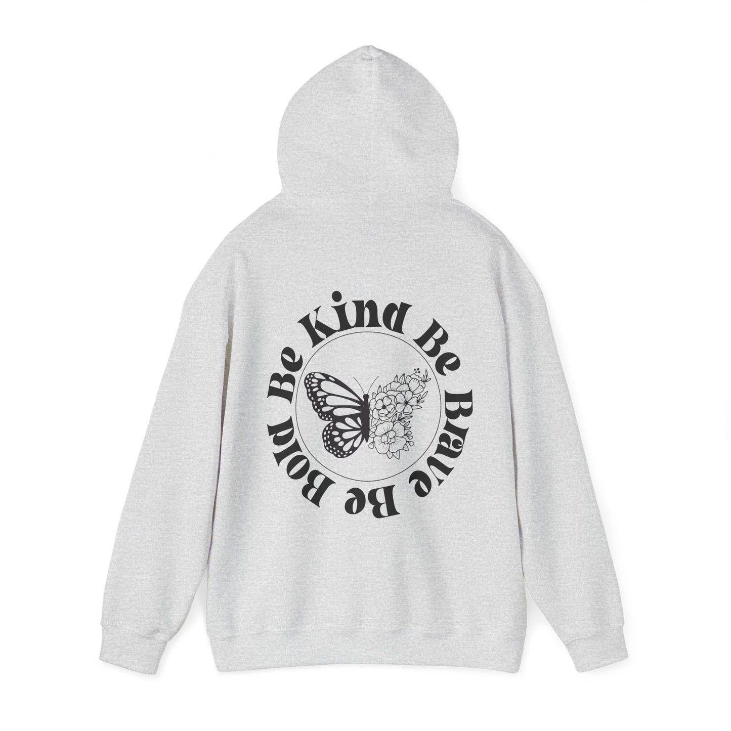 Butterfly Floral Be Kind Hoodie
