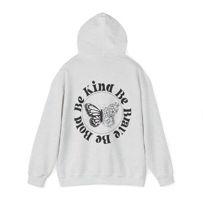 Butterfly Floral Be Kind Hoodie