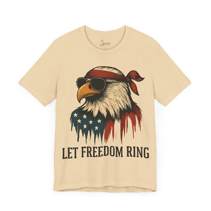 Patriotic Eagle Let Freedom Ring T-Shirt