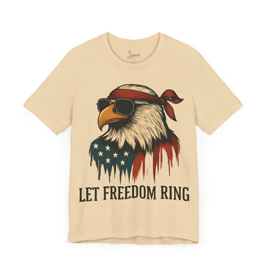 Patriotic Eagle Let Freedom Ring T-Shirt