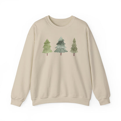 Christmas Snow Trees Sweatshirt