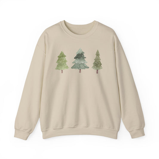 Christmas Snow Trees Sweatshirt