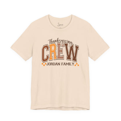 Thanksgiving Crew T-Shirt - Personalized