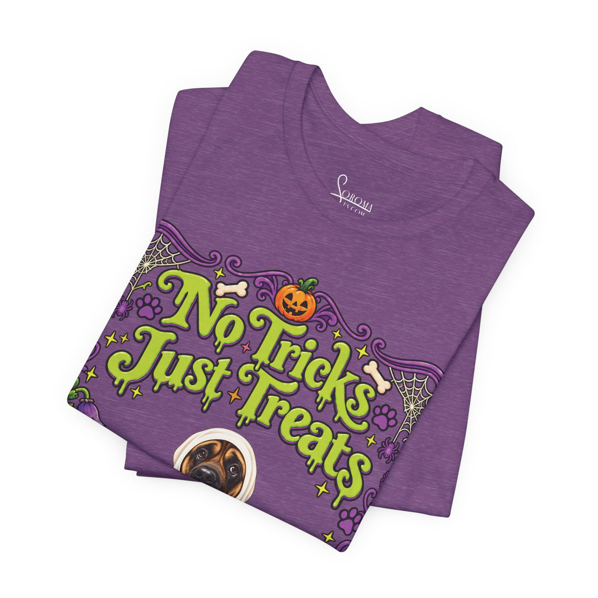 No Tricks just Treats Ghost T-Shirt - Personalized