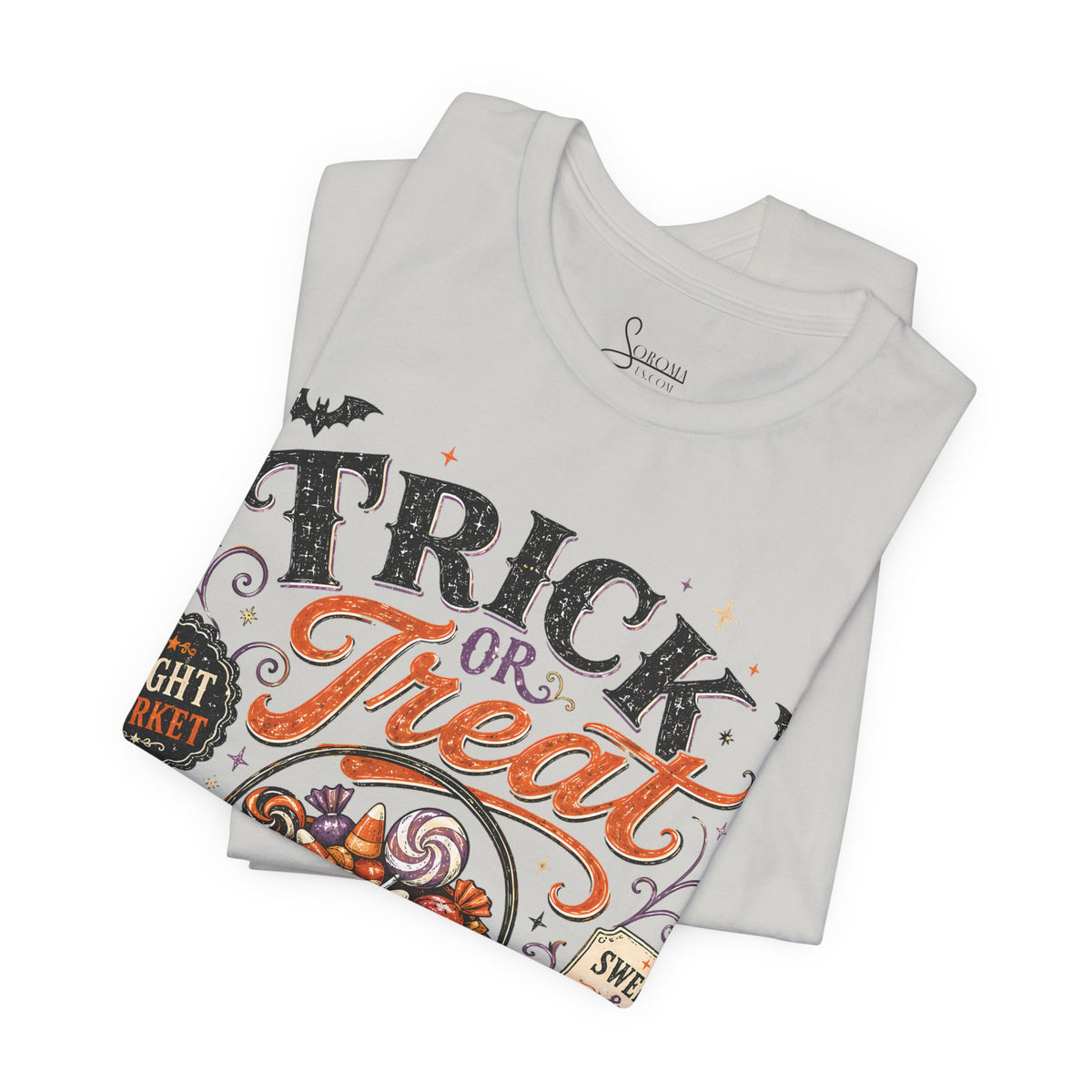 Trick or Treat Candy Corn Pumpkin T-Shirt