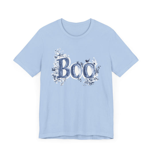 Boo Blue Flowers T-Shirt