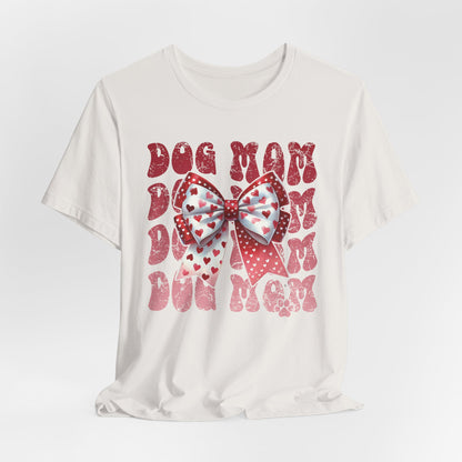 Dog Mom Bow Vintage T-Shirt