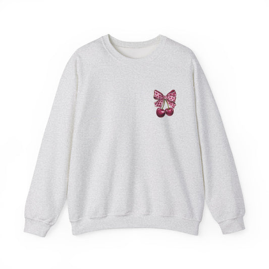 Cherry Bow Sweatshirt