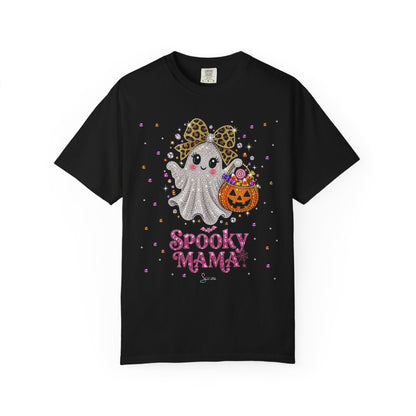 Spooky Mama Ghost Girl Dyed T-Shirt