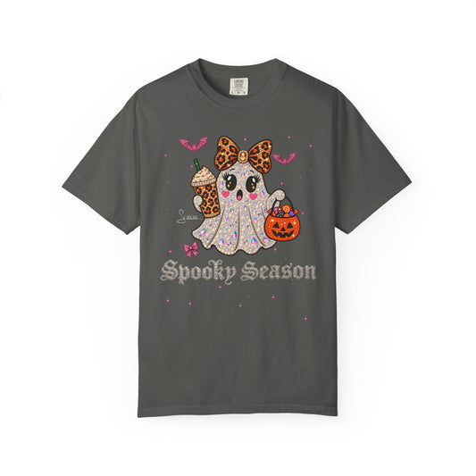 Spooky Season Ghost Girl Dyed T-Shirt