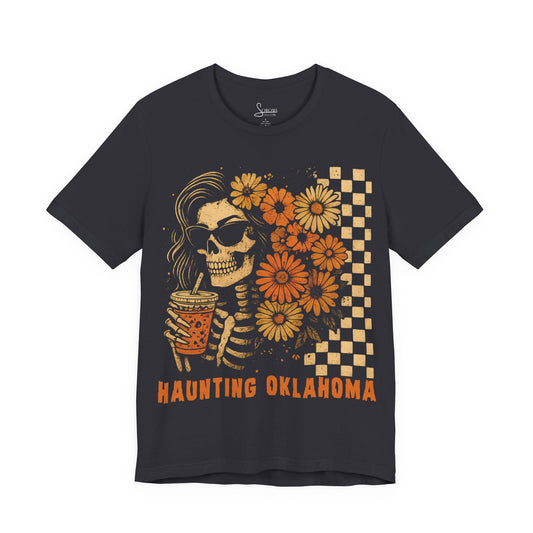 Haunting Oklahoma Skeleton T-Shirt